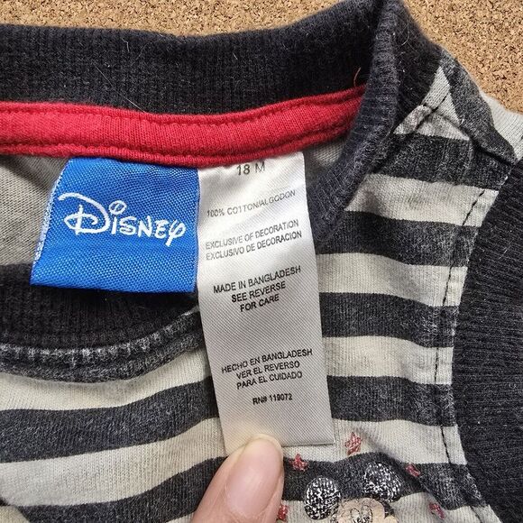 Vintage Disney Mickey Mouse Infant Beach Tank Top 18 Months (A11) - Picture 2 of 4